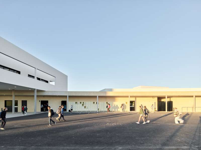 REC ARCHITECTURE - COLLEGE GUILHERMY - TOULOUSE - COMMUNICATION - COMME ON VOUS PARLE - VISITE DE PRESSE - RP