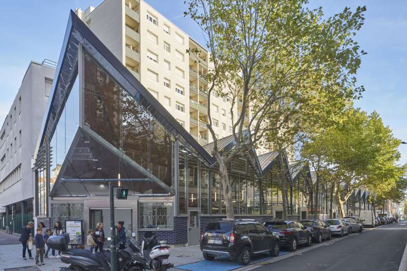 Halle du marché - Asnières-Sur-Seine - Atelier Filippini - Communication - Comme on vous parle