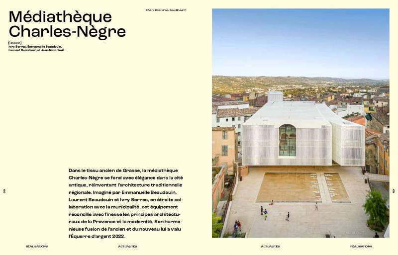 Médiathèque Grasse_Beaudouin_Ivry Serres _ Equerre 2022_Comme on vous parle - Karine Guilbert
